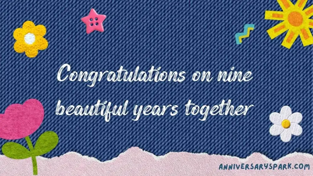 9 Years Anniversary Quotes for Couple