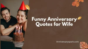 Funny Anniversary Quotes for Wife