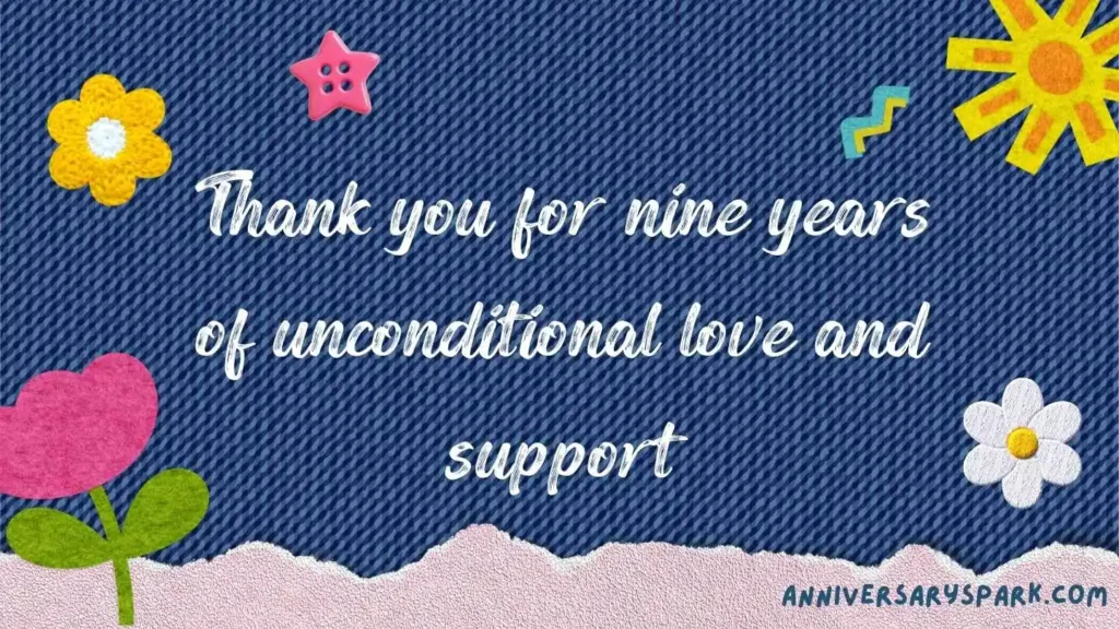 Heart Touching 9 Years Wedding Anniversary Wishes for Husband