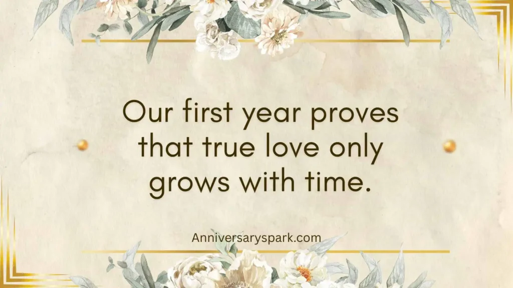 Romantic 1 Year Marriage Anniversary Quotes
