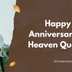 Happy Anniversary in Heaven Quotes
