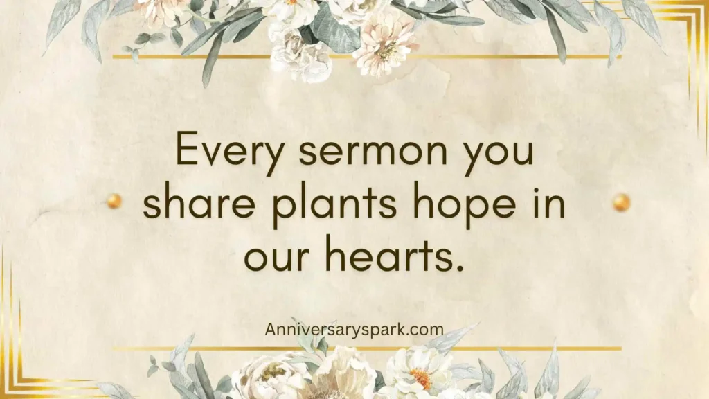 Happy Church Anniversary Quotes for Pastor Appreciation