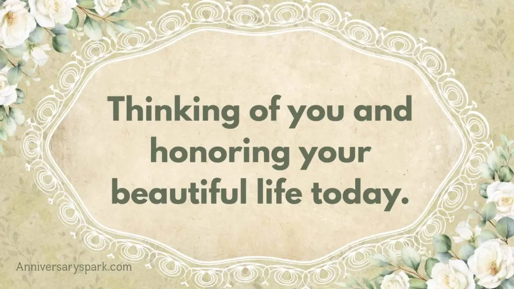 Happy Death Anniversary in Heaven