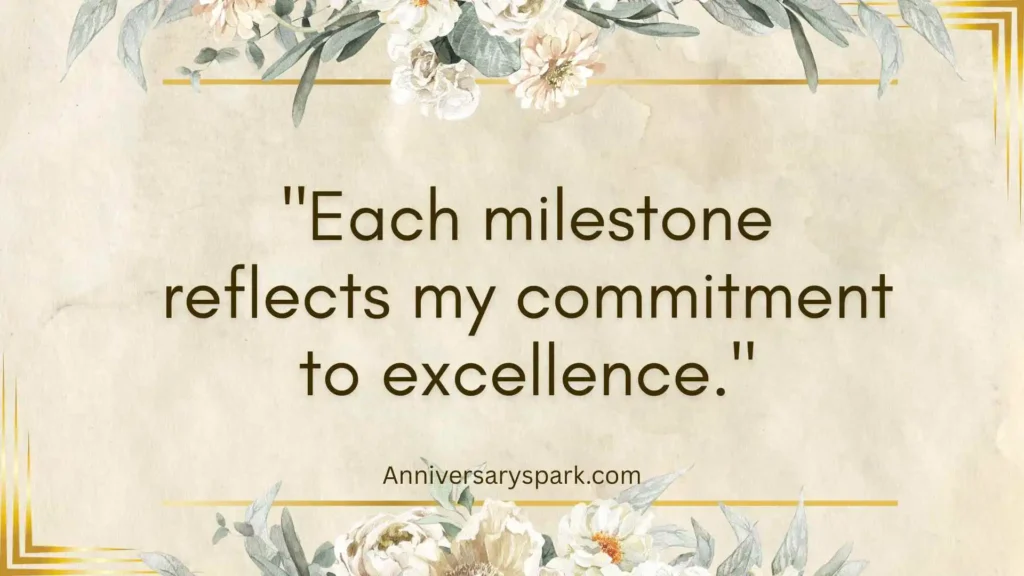 Professional My Job Anniversary Quotes for Career Growth