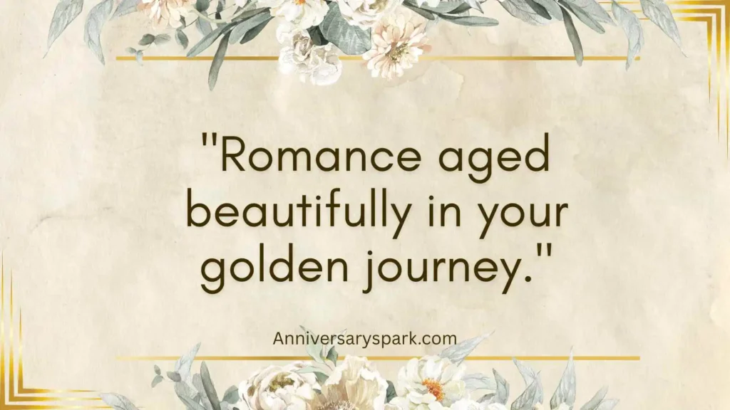 Romantic Quotes for 50th Wedding Anniversary