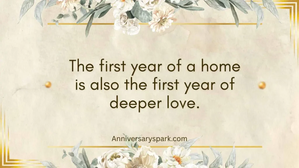Romantic Quotes for Couples in Their First Home