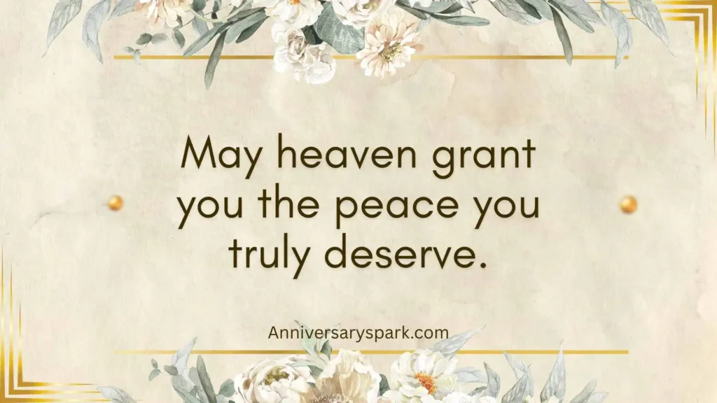 Spiritual Peace Prayer Quotes for Late Mother