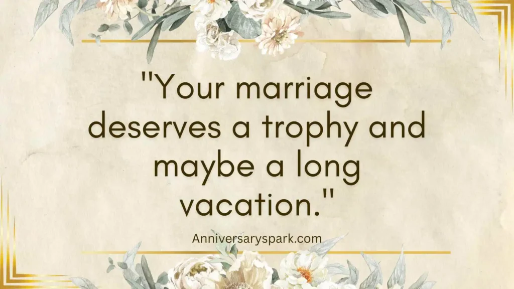 Funny 30th Wedding Anniversary Quotes for Friends